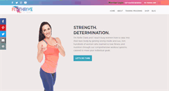 Desktop Screenshot of fitthrive.com